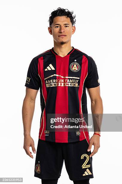 Ronald Hernandez of Atlanta United FC poses during the Media Day 2026 portrait session on January 16, 2026 in Marietta, Georgia.