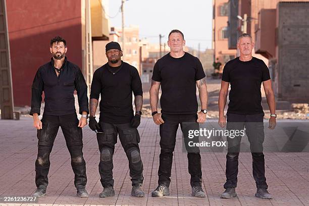 Agents Rodolfo Reyes, Jovon Quarles, Jason Fox and Mark Billingham in the "Warzone" episode of SPECIAL FORCES: WORLD'S TOUGHEST TEST airing Thursday,...