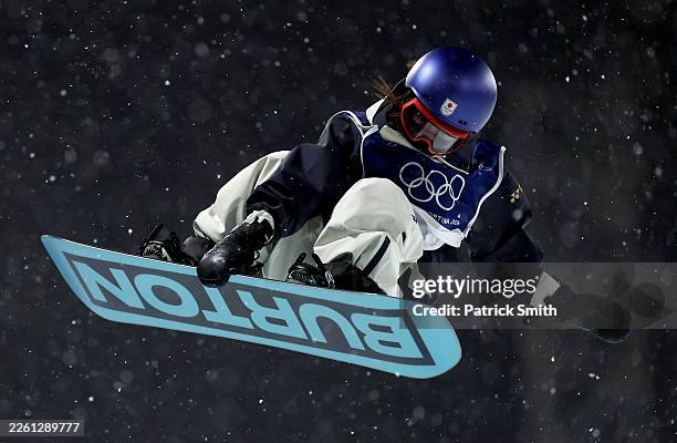 Mitsuki Ono of Team Japan competes in the Women’s Snowboard Halfpipe Final on day six of the Milano Cortina 2026 Winter Olympic games at Livigno Snow...