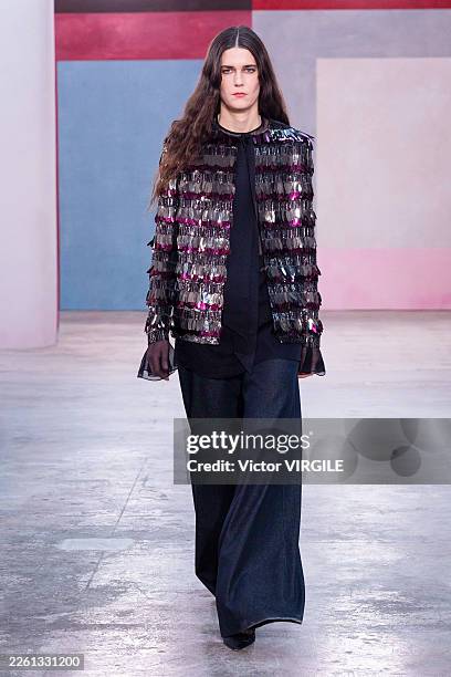 Eliza Douglas walks the runway during the Carolina Herrera Ready to... News Photo