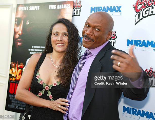 Ving Rhames and his wife Deborah at the premiere of "Undisputed" at the Festival Theater and after-party at W Hotel in Westwood, Ca. Wednesday,...