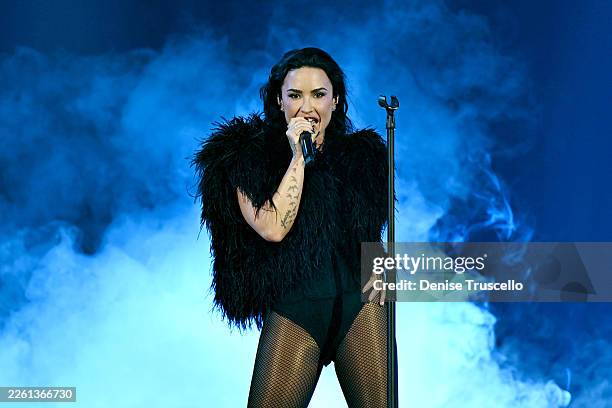 Demi Lovato performs onstage during TikTok LIVE Fest 2026 at Planet Hollywood Resort & Casino on February 12, 2026 in Las Vegas, Nevada.