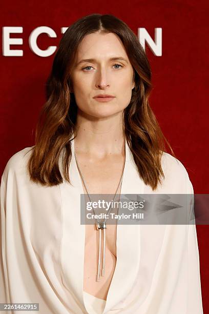 Grace Gummer attends the Michael Kors 45th Anniversary show at Metropolitan Opera House on February 12, 2026 during New York Fashion Week in New York...