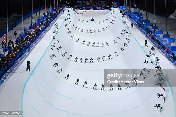 Yuto Totsuka of Team Japan competes in the Men's Snowboard Halfpipe final on day seven of the Milano Cortina 2026 Winter Olympic games at Livigno...
