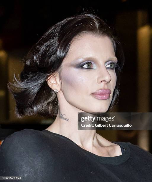 Julia Fox attends Christian Cowan fashion show during New York Fashion Week on February 13, 2026 in New York City.