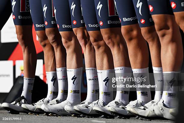 Legs Detailed View Of Team Soudal Quick Step Prior To The 46th Vuelta legs-detailed-view-of-team-soudal-quick-step-prior-to-the-46th-vuelta