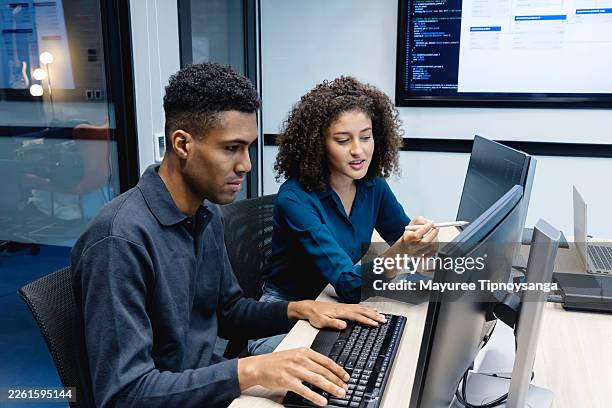 as a hybrid of static and dynamic testing, interactive application security testing (iast) integrates with runtime environments to identify vulnerabilities within specific code paths and configurations while the program is running. - software development stock pictures, royalty-free photos & images