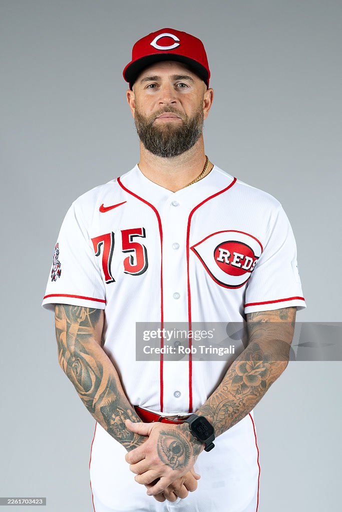 Irenee Riter Reds Assistant bench coach Mike Napoli of the Cincinnati Reds poses for a ...