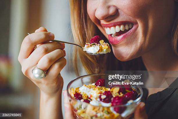 having breakfast - soya milk stock pictures, royalty-free photos & images