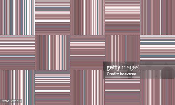 abstract stripe line check carpet textile texture background - carpet texture stock illustrations