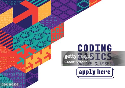 Coding Programming Abstract IT Tech Education Brochure Flyer Design Coding Programming Abstract IT Tech Education Brochure Flyer Design