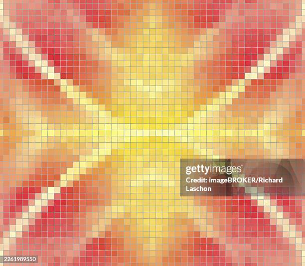 mosaic art abstract vector pattern - marble kitchen stock illustrations