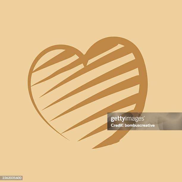 abstract heart shape vector design - pixel perfect stock illustrations