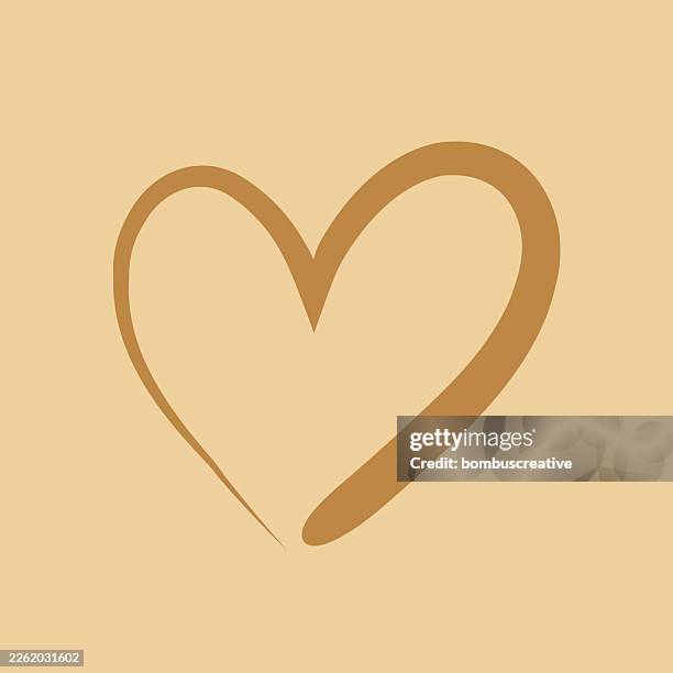 abstract heart shape vector design - pixel perfect stock illustrations