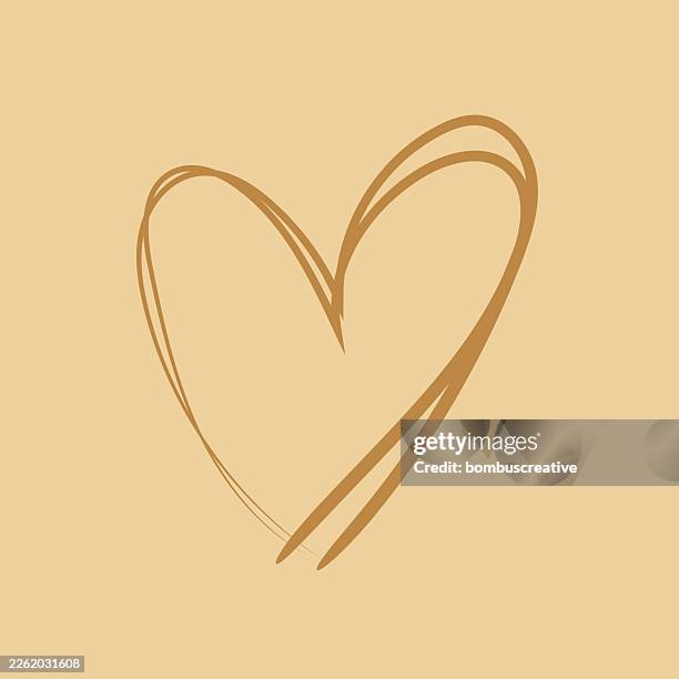 abstract heart shape vector design - pixel perfect stock illustrations