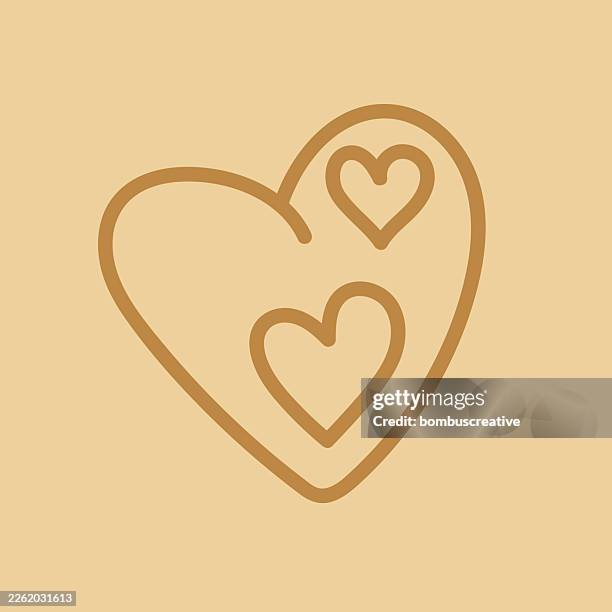 abstract heart shape vector design - pixel perfect stock illustrations