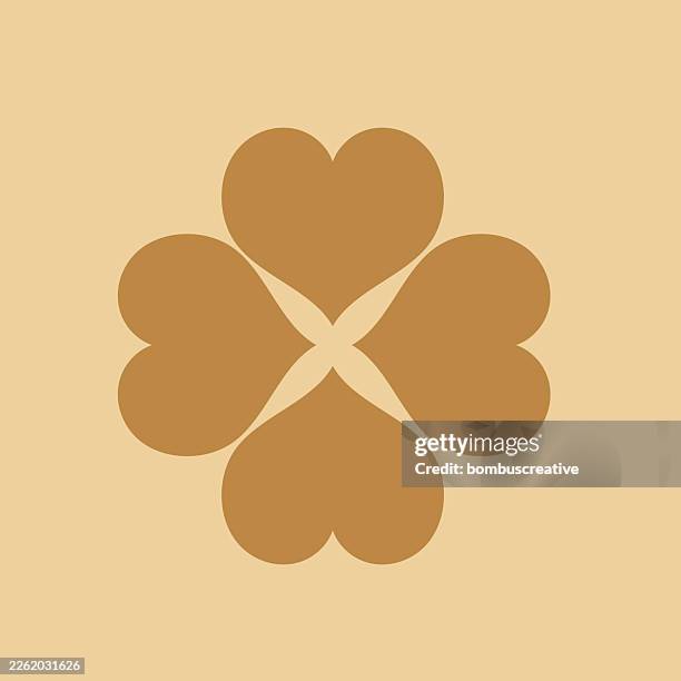 abstract heart shape vector design - pixel perfect stock illustrations