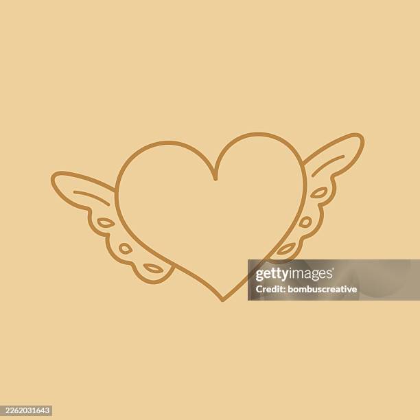 abstract heart shape vector design - pixel perfect stock illustrations