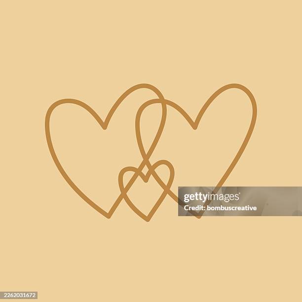 abstract heart shape vector design - pixel perfect stock illustrations