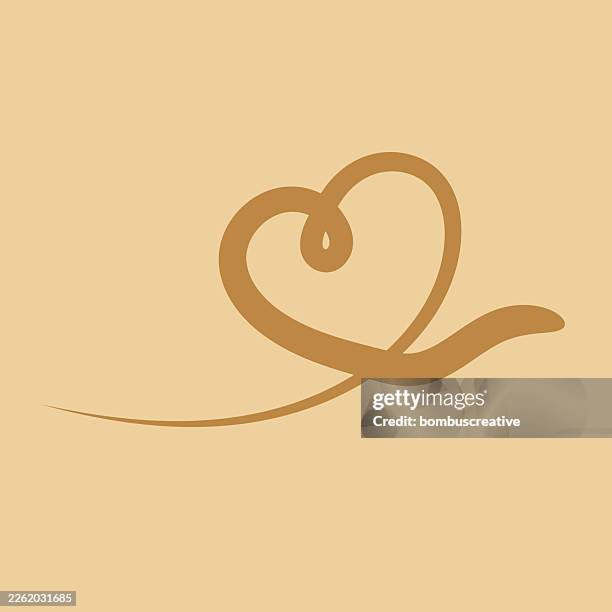 abstract heart shape vector design - pixel perfect stock illustrations