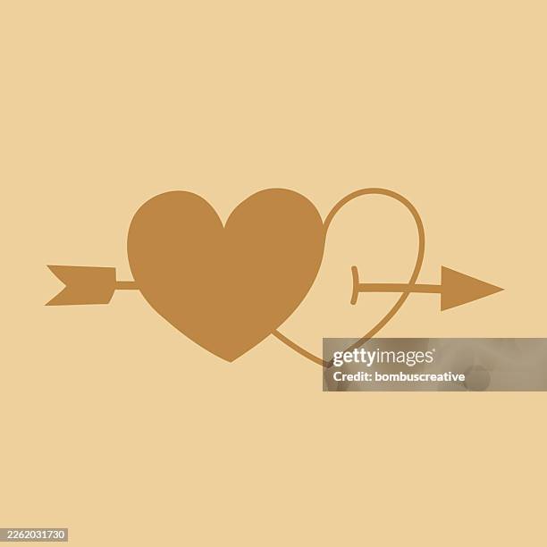 abstract heart shape vector design - pixel perfect stock illustrations