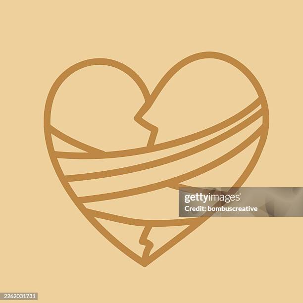 abstract heart shape vector design - pixel perfect stock illustrations