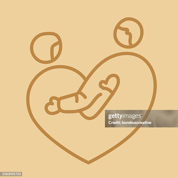 abstract heart shape vector design - pixel perfect stock illustrations