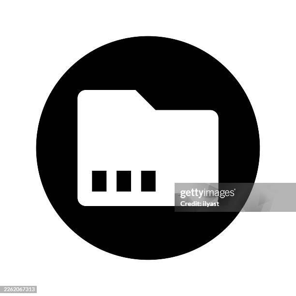 vector icon illustration for file folder - data collection abstract stock illustrations