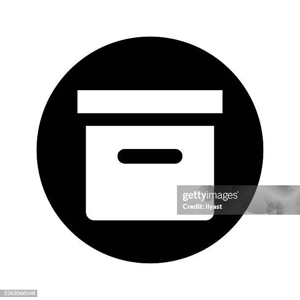 vector icon illustration for file archive - application security abstract stock illustrations