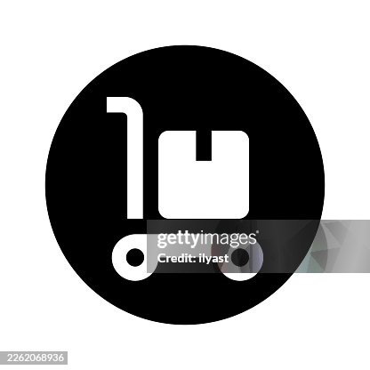 Vector Icon Illustration for Cargo Forklift Vector Icon Illustration for Cargo Forklift