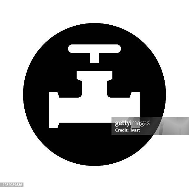 vector icon illustration for valve - water system stock illustrations