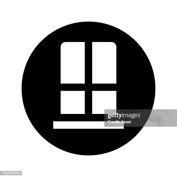vector icon illustration for window - looking outside window stock illustrations