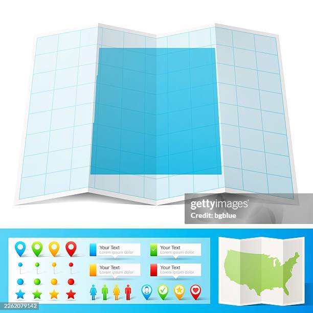 perkins county, south dakota map with location pins on white background - bison stock illustrations
