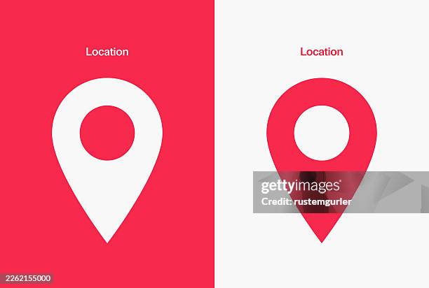 location icon vector - position stock illustrations