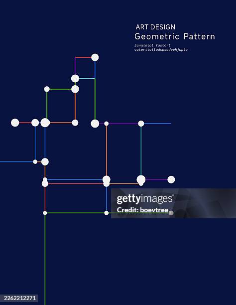 abstract colors technology data line pattern design background - lymph node stock illustrations