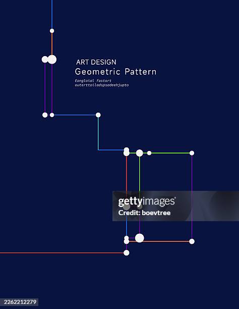 abstract colors technology data line pattern design background - lymph node stock illustrations
