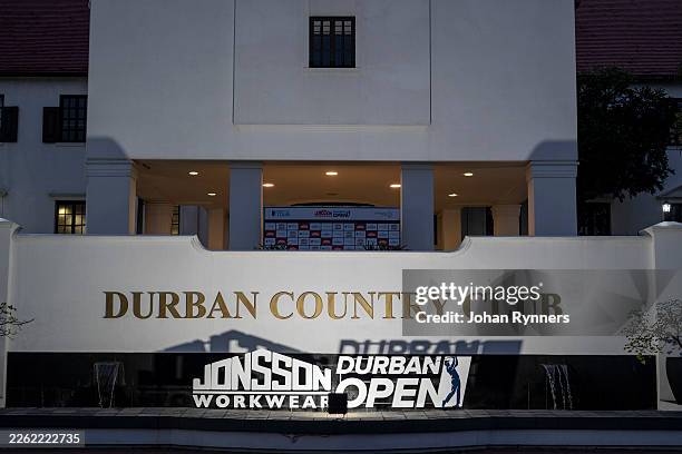 Course Branding on day three of the Jonsson Workwear Open 2026 at Durban Country Club on February 21, 2026 in Durban, South Africa.