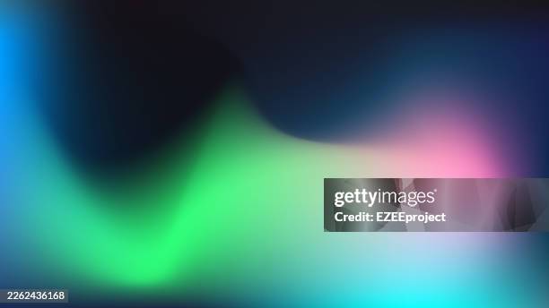abstract colorful liquid gradient mesh background. colorful holographic fluid texture for web design. bright abstract neon gradient background for posters - rainbow gradient mesh stock illustrations