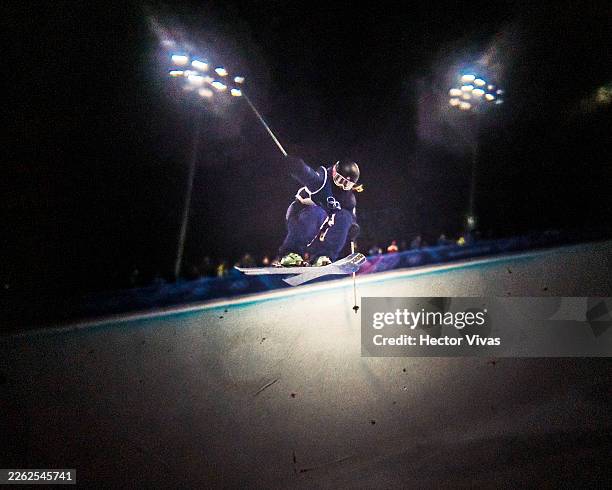 Svea Irving of Team United States competes in the Women's Freeski Halfpipe Qualification on day thirteen of the Milano Cortina 2026 Winter Olympic...
