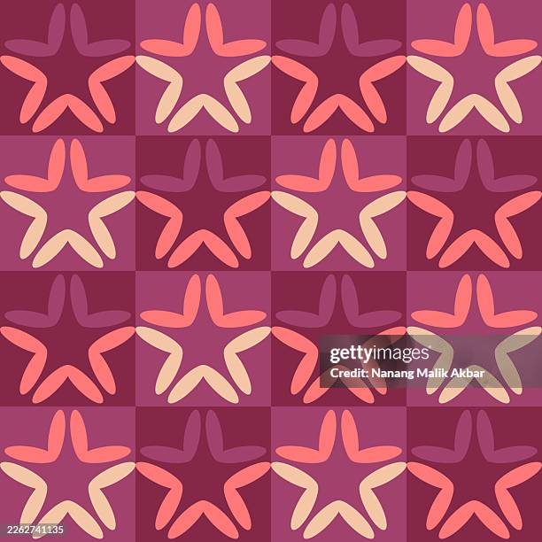 abstract geometric shape seamless pattern for background design - half full wine stock illustrations