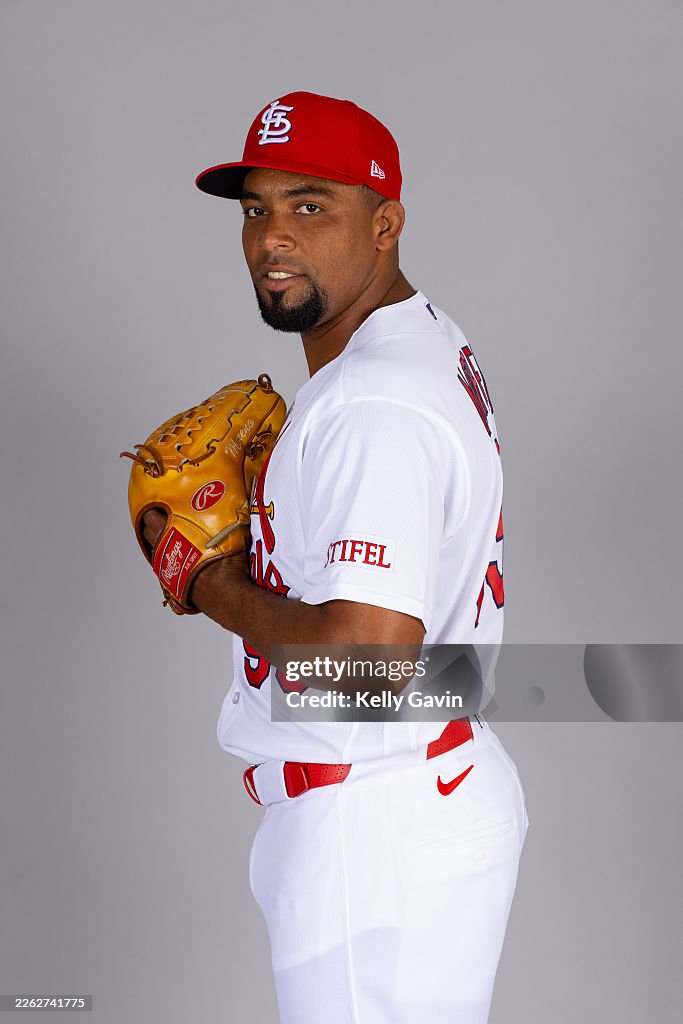Scec Cardinal Gerson Moreno of the St. Louis Cardinals poses for a photo during the ...