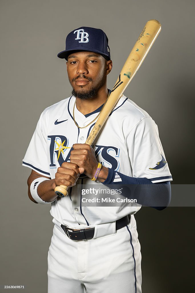 Simpson Rays Baseball Player Chandler Simpson of the Tampa Bay Rays poses for a photo during the ...