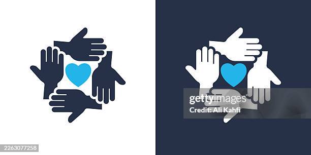 community work glyph solid icon. solid icon that can be applied anywhere, simple, pixel perfect and modern style. - wellbeing support stock illustrations