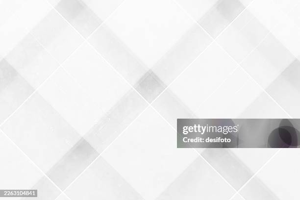 light gray white color gradient full frame diamond checked pattern 3d design; three dimensional grayscale closeup of abstract tiled floor vector background - marble table top stock illustrations
