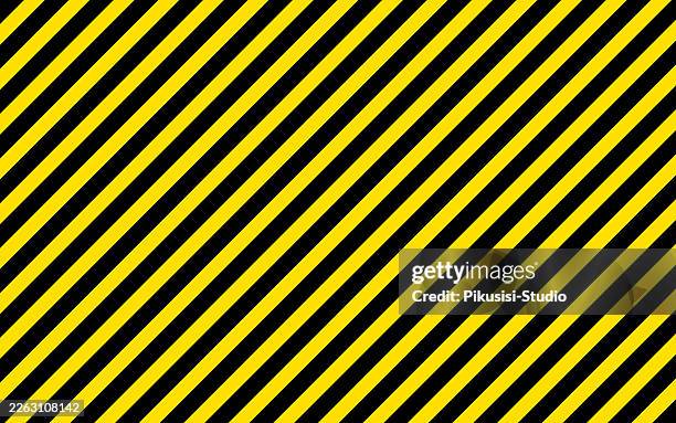 black and yellow diagonal hazard stripe warning background - cop doing traffic stop stock illustrations