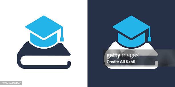 education glyph solid icon. solid icon that can be applied anywhere, simple, pixel perfect and modern style. - homework stock illustrations