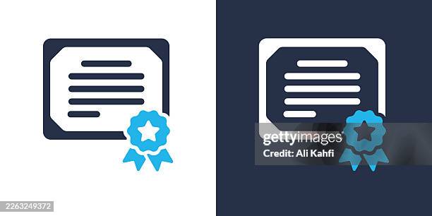certificated glyph solid icon. solid icon that can be applied anywhere, simple, pixel perfect and modern style. - students learning computer programming stock illustrations