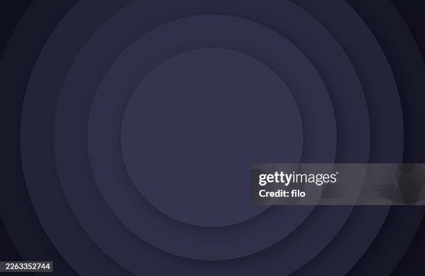 circle curve layered black abstract background - water system stock illustrations