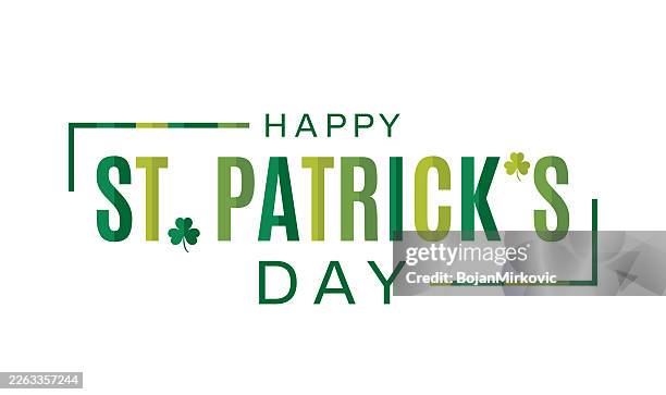 st. patrick's day poster, card, background. vector - st patricks day stock illustrations
