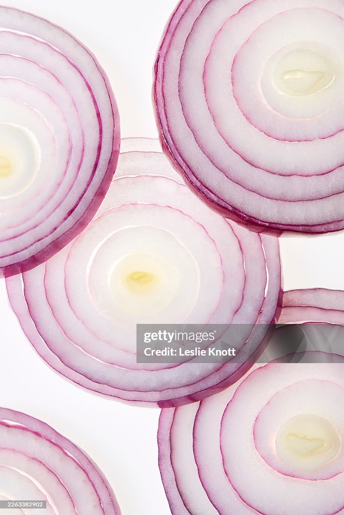 Sliced Onions Overlapping